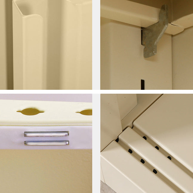 Contemporary Style Wardrobe Metal 1-Door Wardrobe Closet for Bedroom