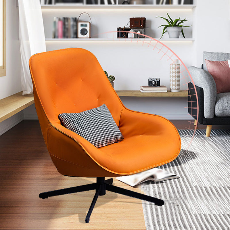 22.44"Wide x 22.44"Deep Bonded Leather Armless Chair with Spider Base