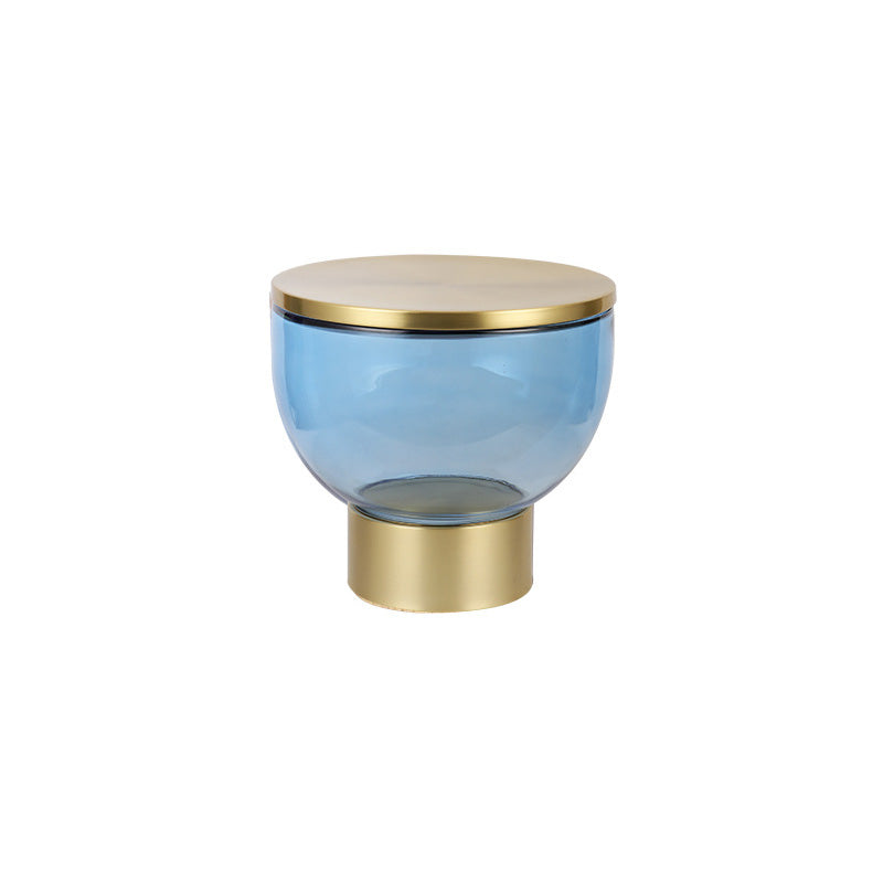 Contemporary Round Glass Coffee Table with Pedestal Base Cocktail Table