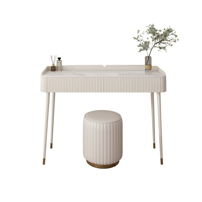 Modern Makeup Vanity Table for Bedroom with Stool Set 31.5" High
