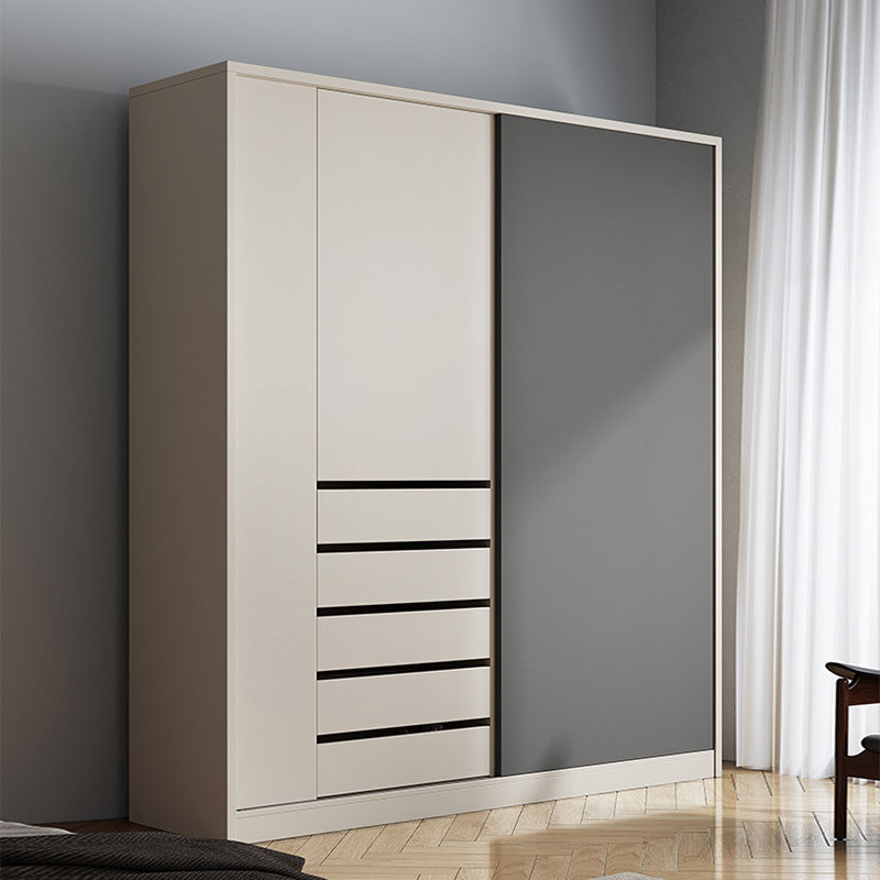 Manufactured Wood Modern Cabinet for Bedroom Sliding Door Storage Cabinet