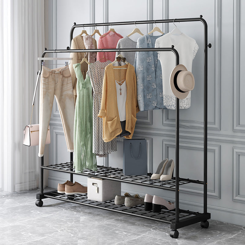 Contemporary Style Wardrobe Metal Bedroom Wardrobe Closet With Shelf