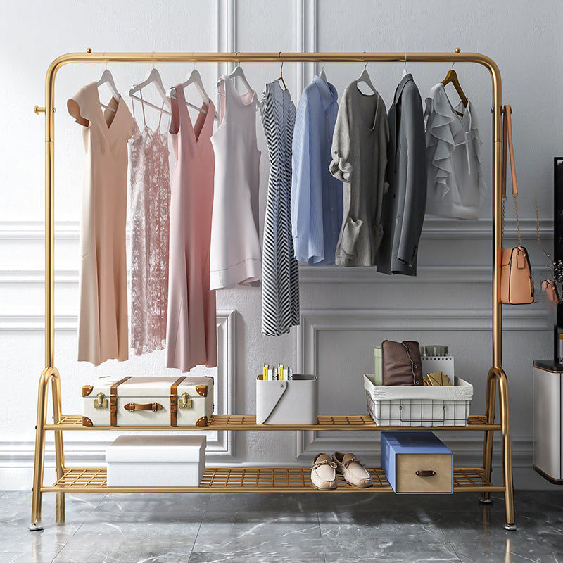 Contemporary Style Wardrobe Metal Bedroom Wardrobe Closet With Shelf