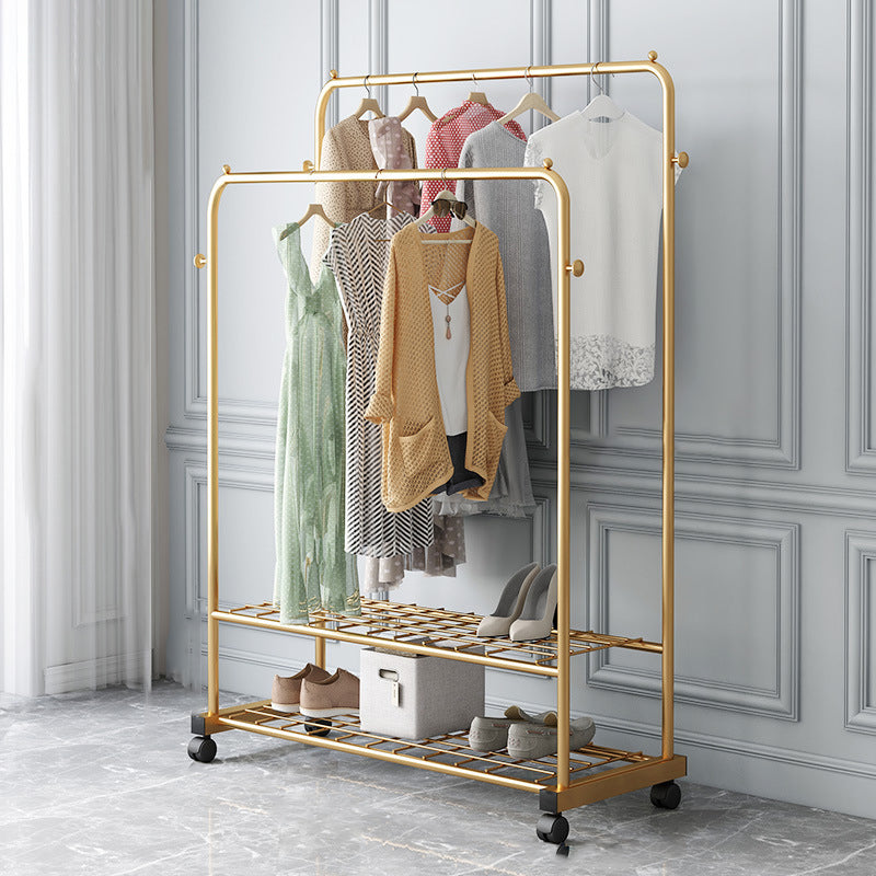 Contemporary Style Wardrobe Metal Bedroom Wardrobe Closet With Shelf