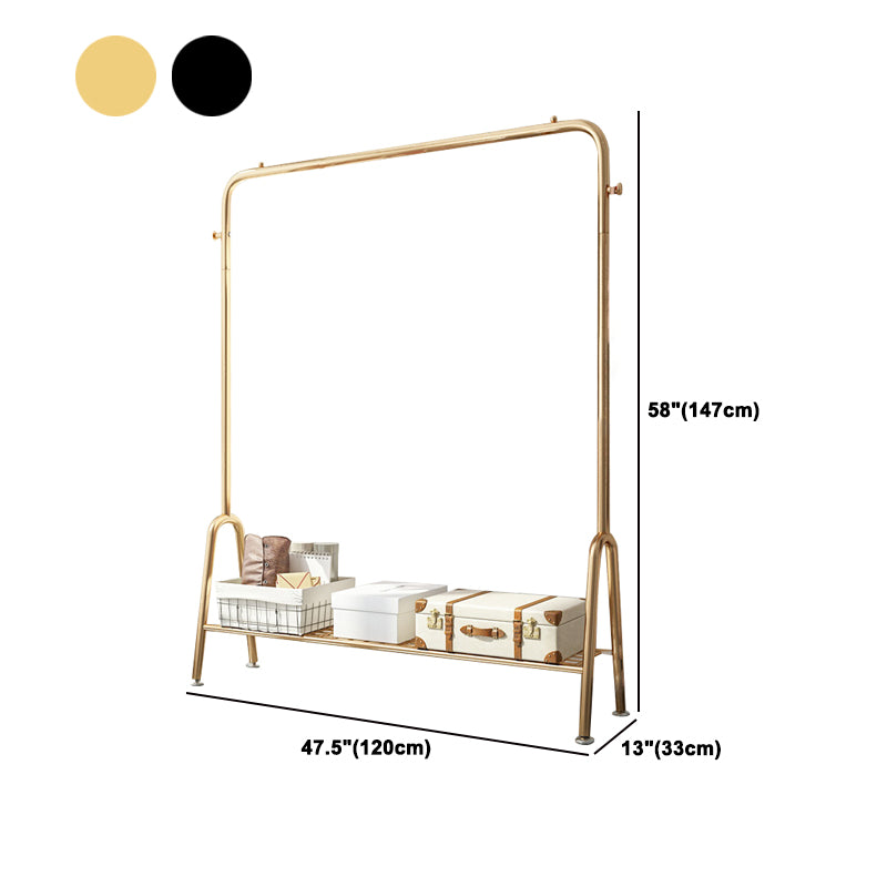 Contemporary Style Wardrobe Metal Bedroom Wardrobe Closet With Shelf