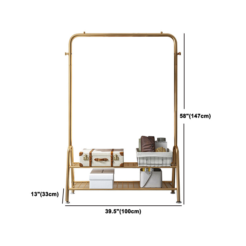Contemporary Style Wardrobe Metal Bedroom Wardrobe Closet With Shelf