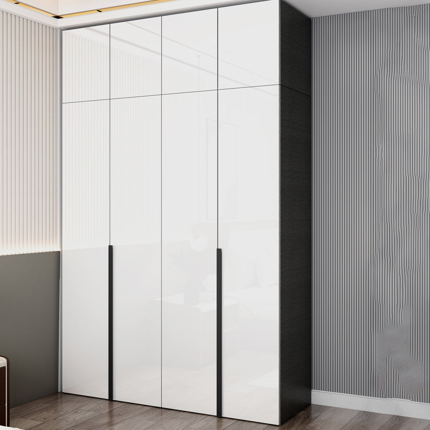 Modern Storage Cabinet Engineered Wood Wardrobe Armoire for Bedroom