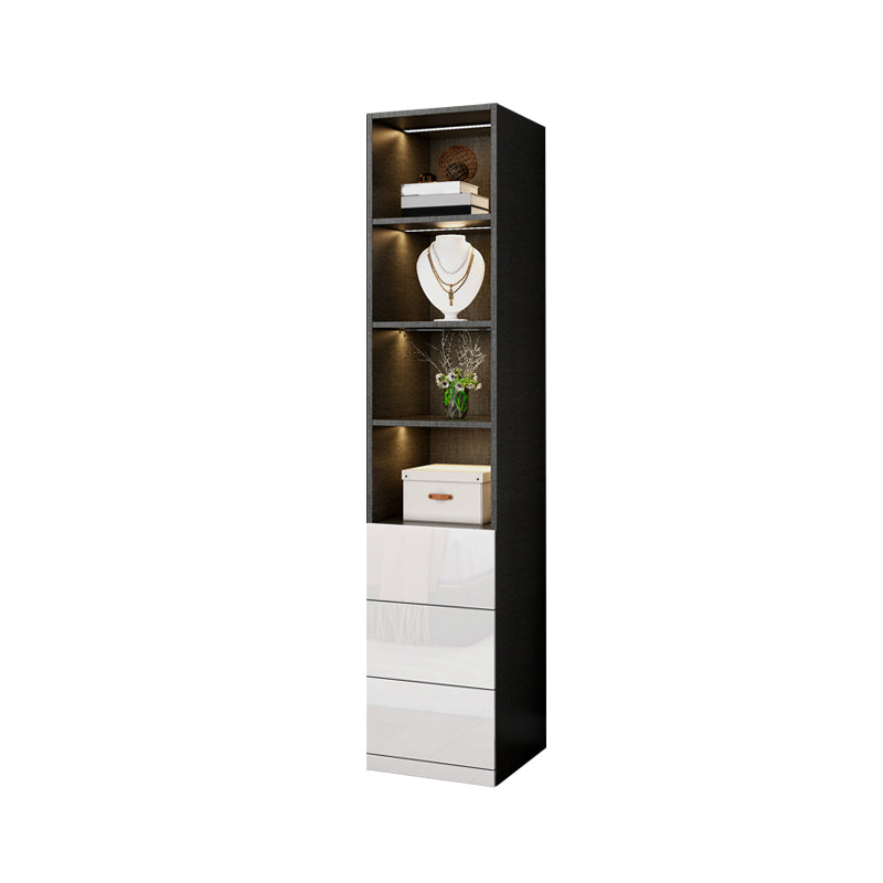 Modern Storage Cabinet Engineered Wood Wardrobe Armoire for Bedroom