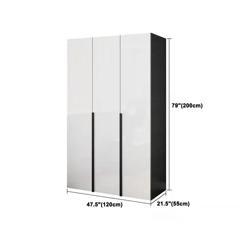 Modern Storage Cabinet Engineered Wood Wardrobe Armoire for Bedroom