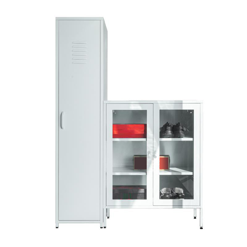 Contemporary Style Wardrobe Metal Bedroom Wardrobe Closet With Legs