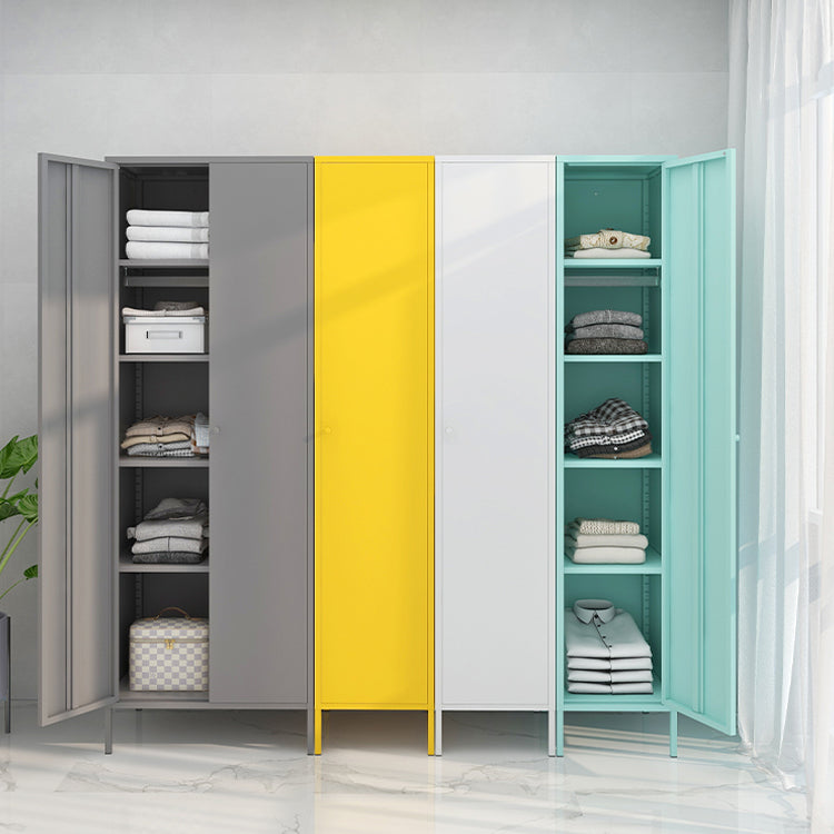 Contemporary Style Wardrobe Metal Bedroom Wardrobe Closet With Legs