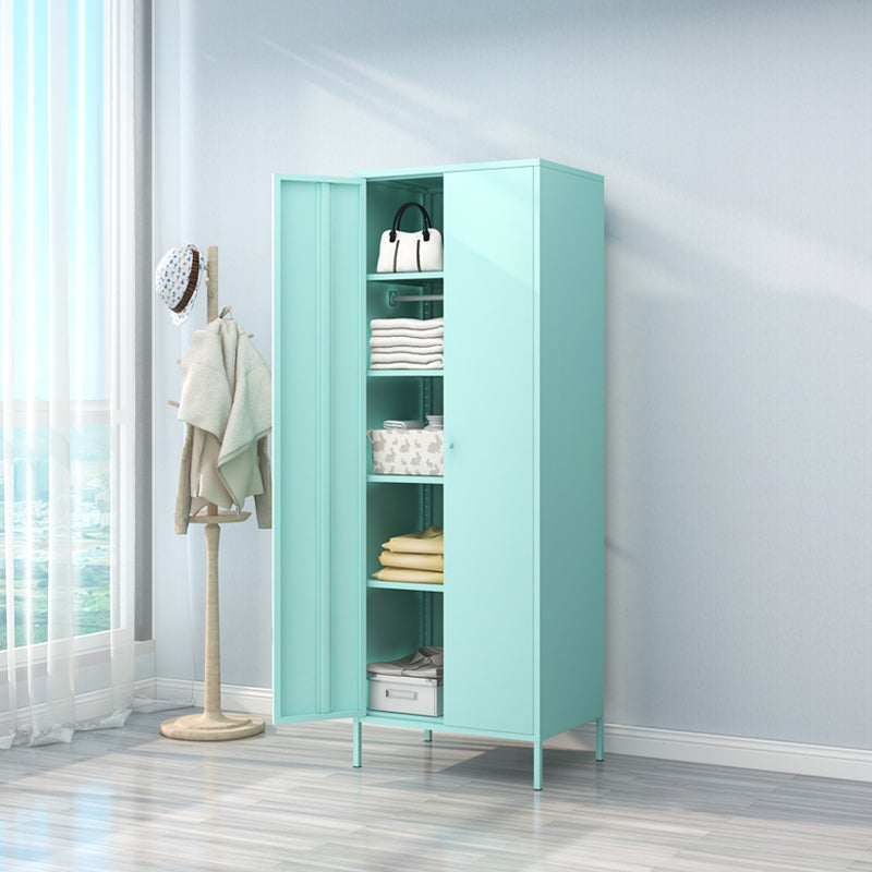 Contemporary Style Wardrobe Metal Bedroom Wardrobe Closet With Legs
