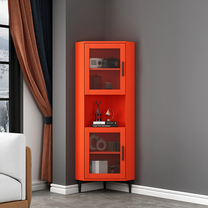 Modern MDF Server Buffet Living Room Glass Doors Cabinet Buffet for Home