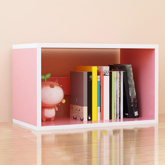 11"H Modern Style Bookcase Wood Open Back Bookshelf for Home Office