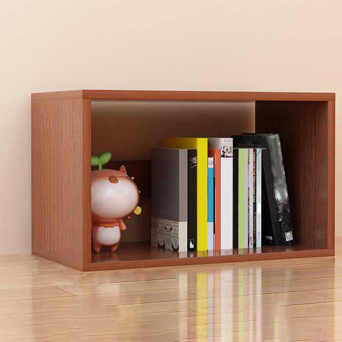 11"H Modern Style Bookcase Wood Open Back Bookshelf for Home Office