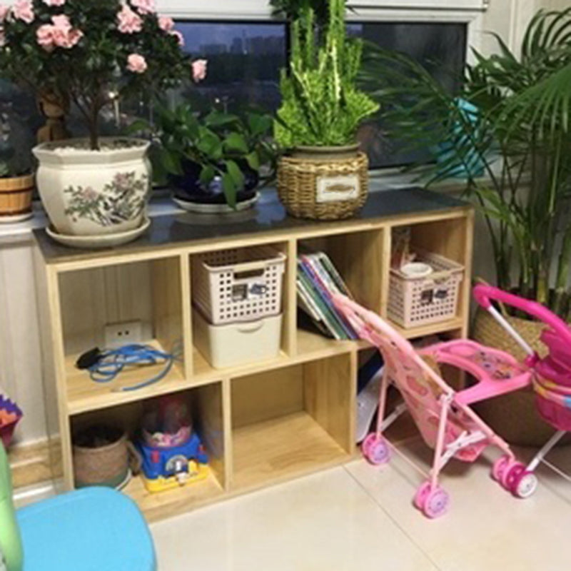 Modern Wood Bookcase, Geometric Bookshelf for Any Room, 9.5" W