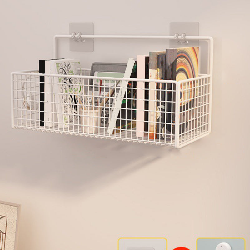 Modern Metal Floating Bookcase 6-inch Wide Wall Mounted Book Shelf