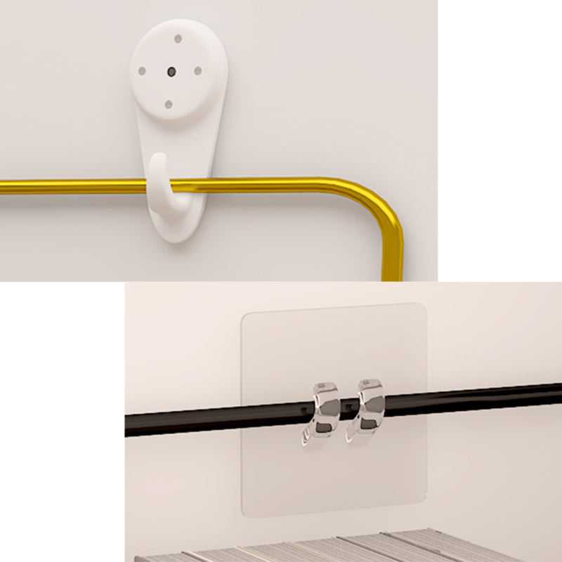 Modern Metal Floating Bookcase 6-inch Wide Wall Mounted Book Shelf