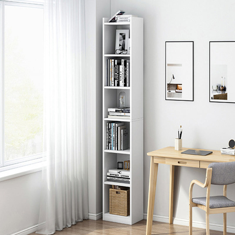 Closed Wooden Bookcase Modern Home Living Room Bedroom Corner Bookshelf