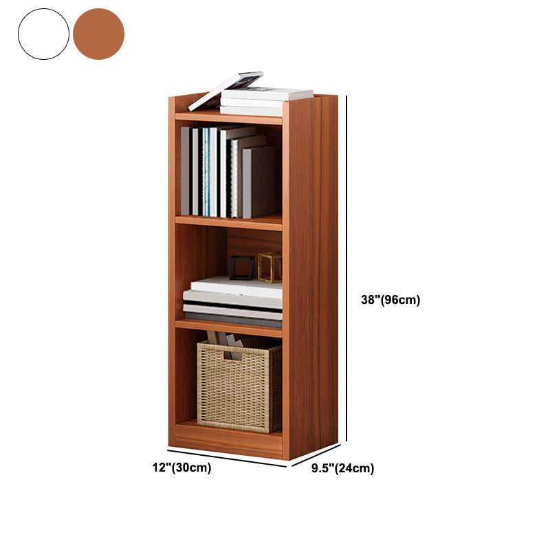 Closed Wooden Bookcase Modern Home Living Room Bedroom Corner Bookshelf