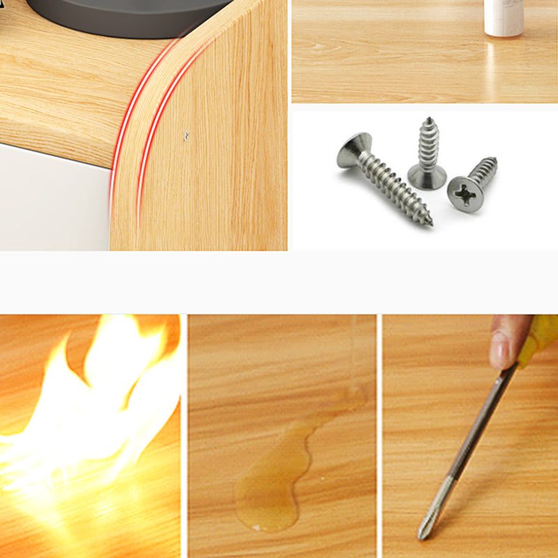 Modern Wood Bookcase, Geometric Bookshelf for Any Room, 13" L X 9.5" W