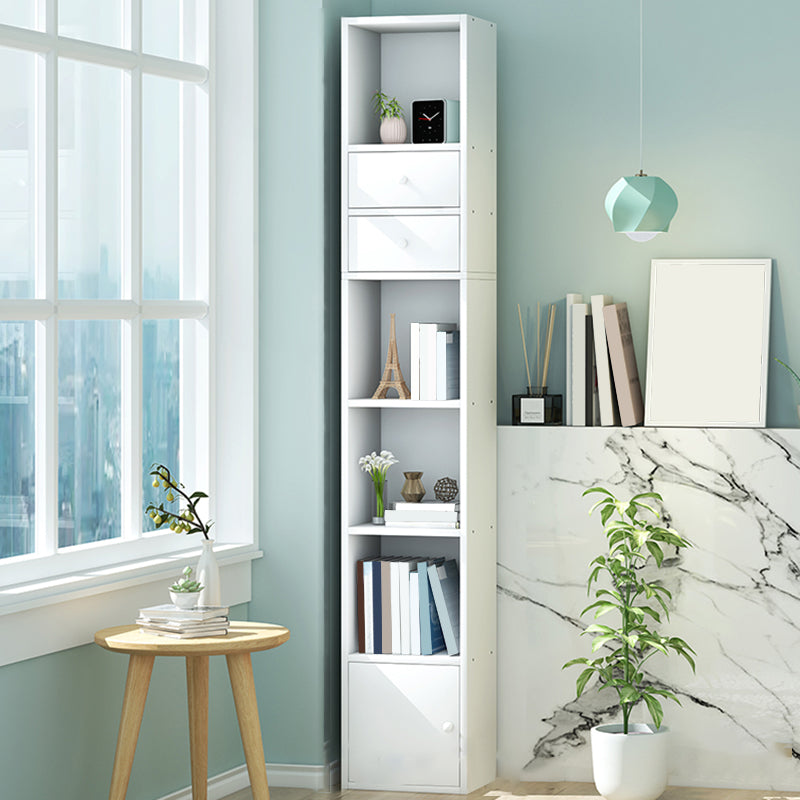 Modern Wood Bookcase, Geometric Bookshelf for Any Room, 13" L X 9.5" W