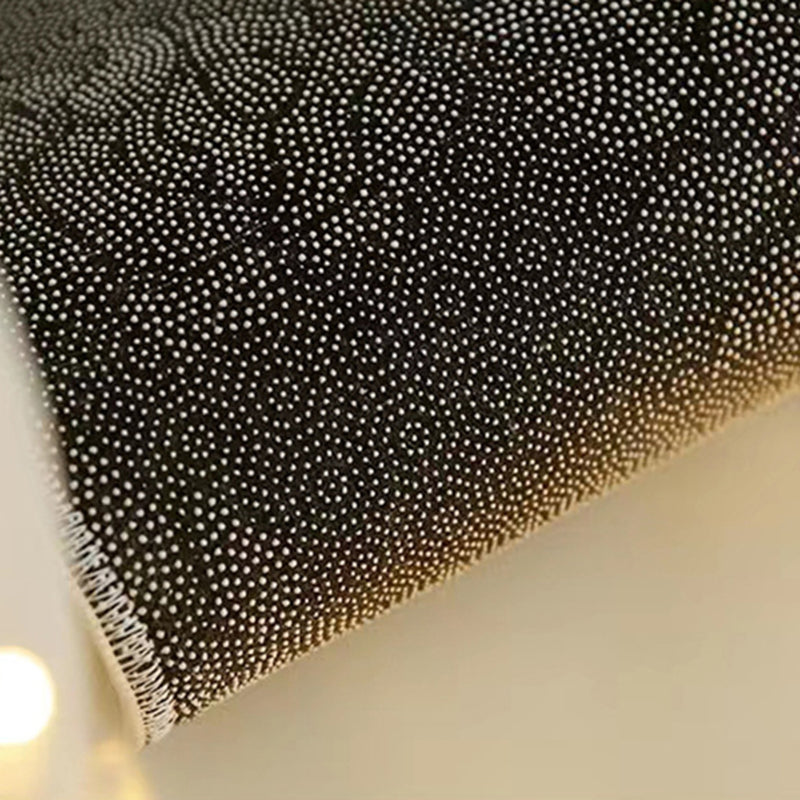 Blue Modern Rug Polyester Check Pattern Rug Stain Resistant Rug for Sitting Room