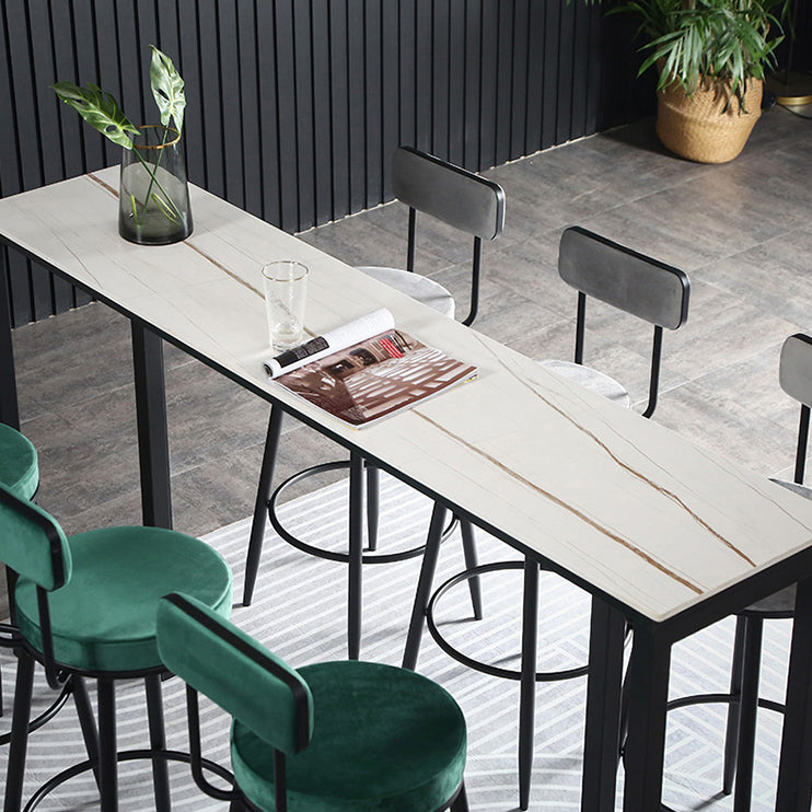 Indoor Round Counter Stool Industrial Upholstered Counter Height Stool