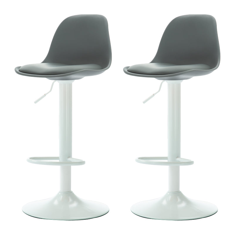 Contemporary Liftable Bar Stool Metal Counter Bar Stool with Metal Legs