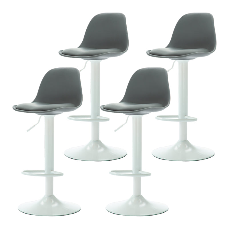 Contemporary Liftable Bar Stool Metal Counter Bar Stool with Metal Legs