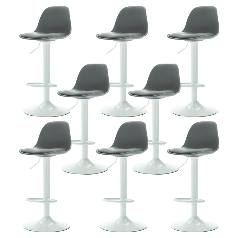 Contemporary Liftable Bar Stool Metal Counter Bar Stool with Metal Legs