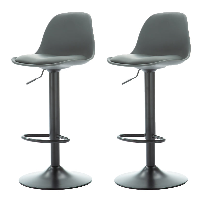 Contemporary Liftable Bar Stool Metal Counter Bar Stool with Metal Legs