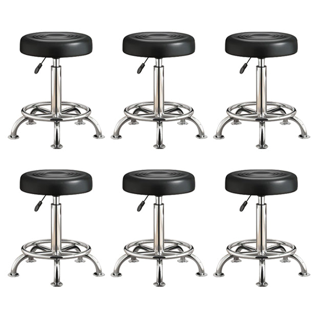 Contemporary Liftable Bar Stool Metal Counter Bar Stool with Metal Legs