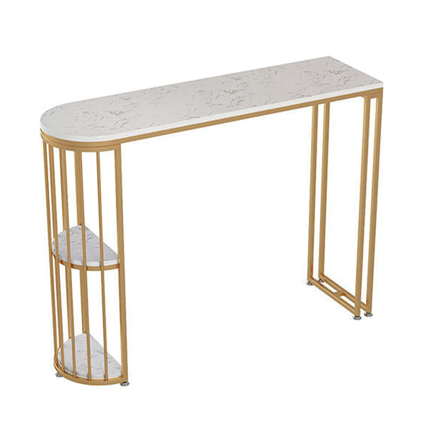 1/3/4 Pieces Marble Bar Table Set Glam Matte Finish Bar Stool and Table Set