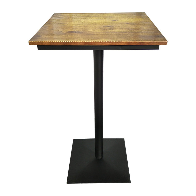 Industrial Style Solid Wood Bar Table Set 1/2/3/4 Pieces Counter Table with High Stools