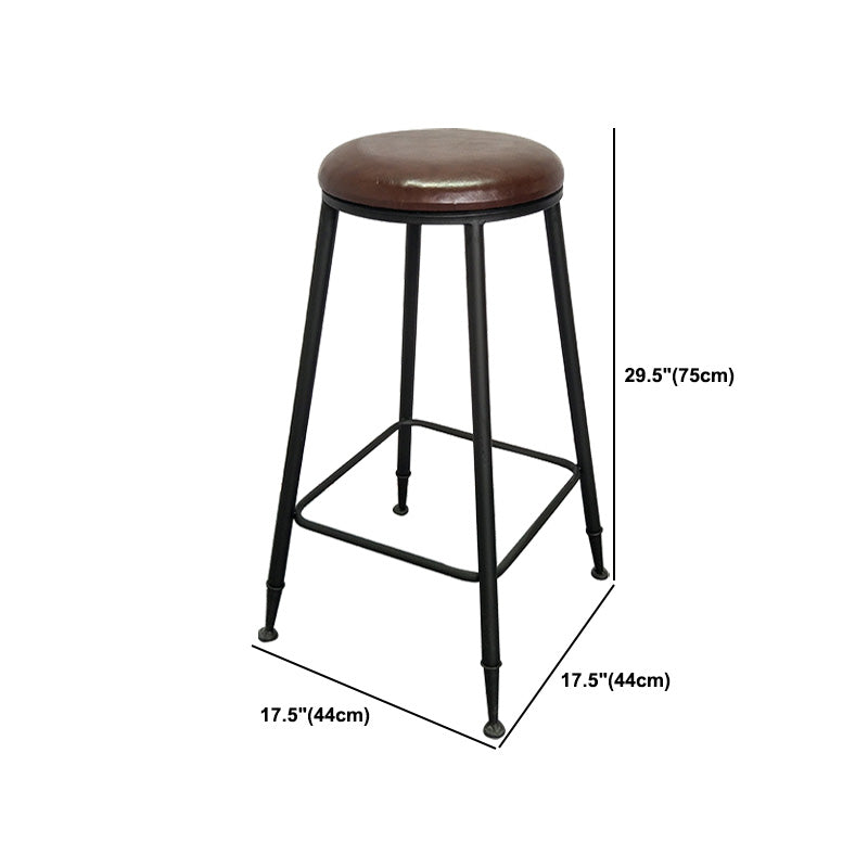 Industrial Style Solid Wood Bar Table Set 1/2/3/4 Pieces Counter Table with High Stools