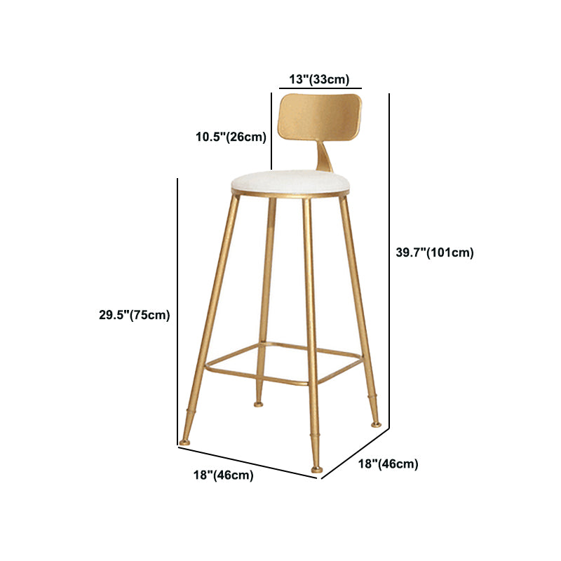 Glam Rectangle Bar Pub Table Set 1/2/5/9 Pieces White and Gold Counter Set