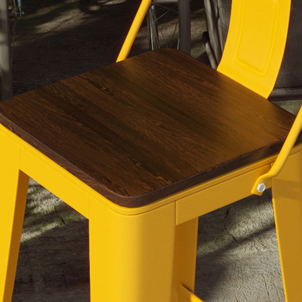 1/2/4 Pieces Industrial Bar Stool and Table Set Metal Bar Table Set