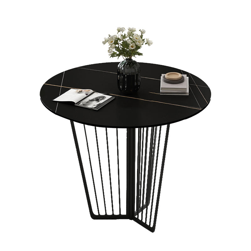 Modern Sintered Stone Dining Table 1/2/5/7 Pieces Round Dining Table Set