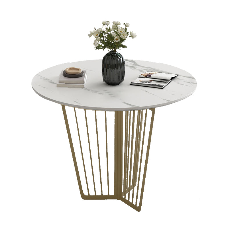 Modern Sintered Stone Dining Table 1/2/5/7 Pieces Round Dining Table Set