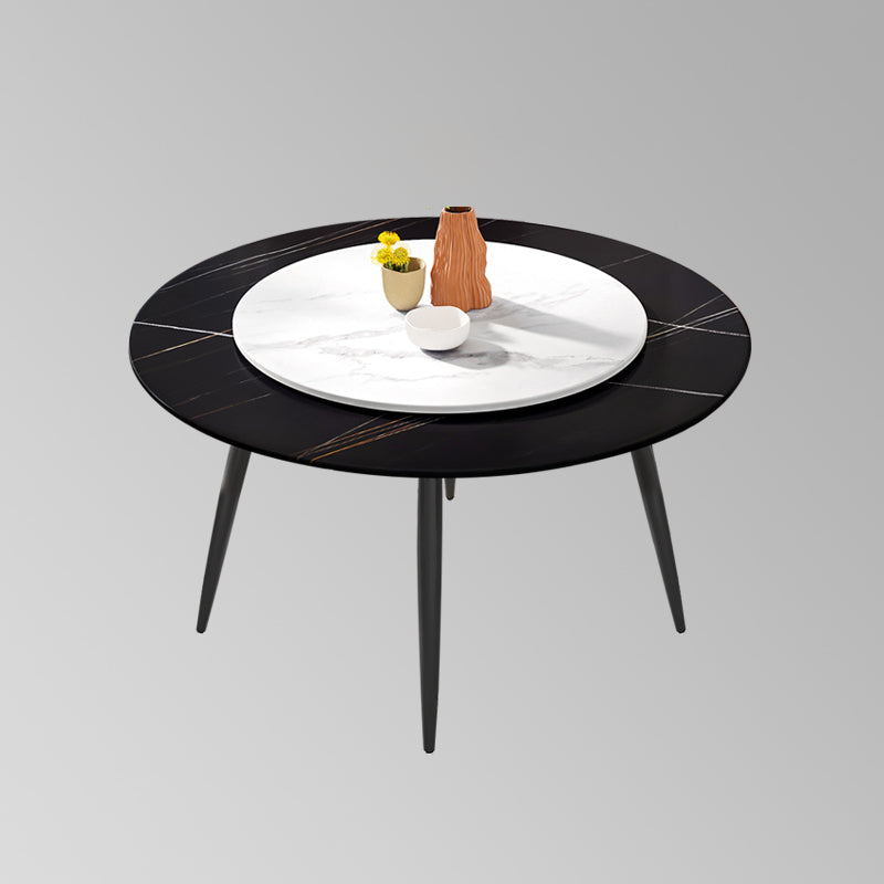 Modern Restaurant Table and Chair Set 1/4/5/7 Pieces Round Dining Table Set