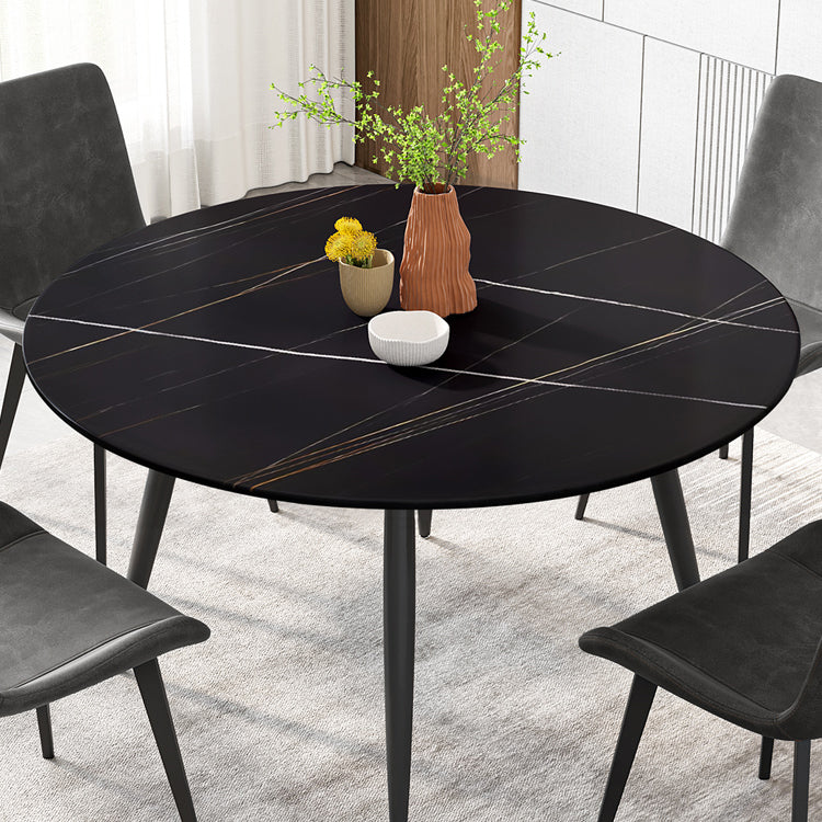 Modern Restaurant Table and Chair Set 1/4/5/7 Pieces Round Dining Table Set