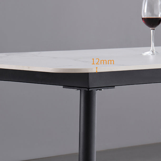 Sintered Stone Home Dining Table Industrial Dining Room Table
