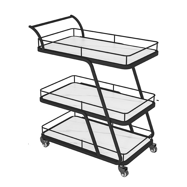 Rolling Contemporary Prep Table Metal Prep Table for Kitchen