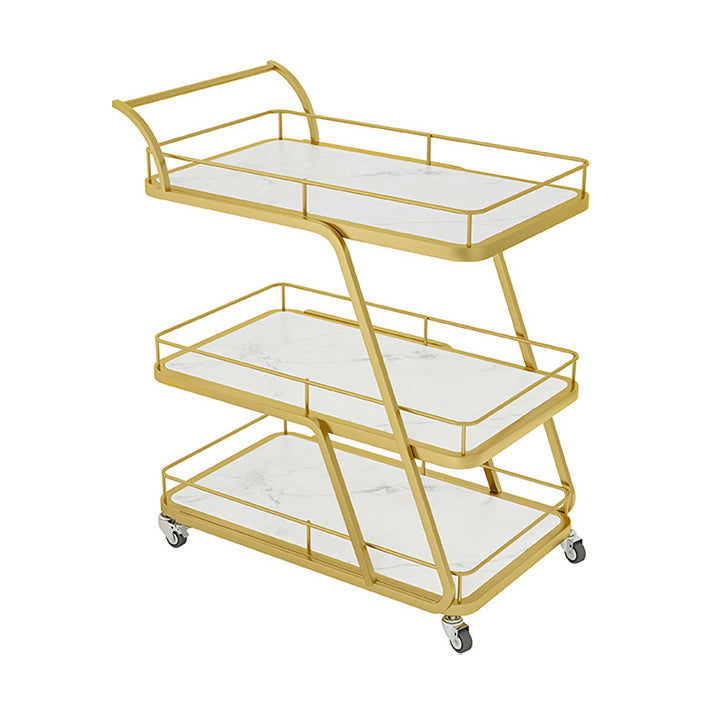 Rolling Contemporary Prep Table Metal Prep Table for Kitchen