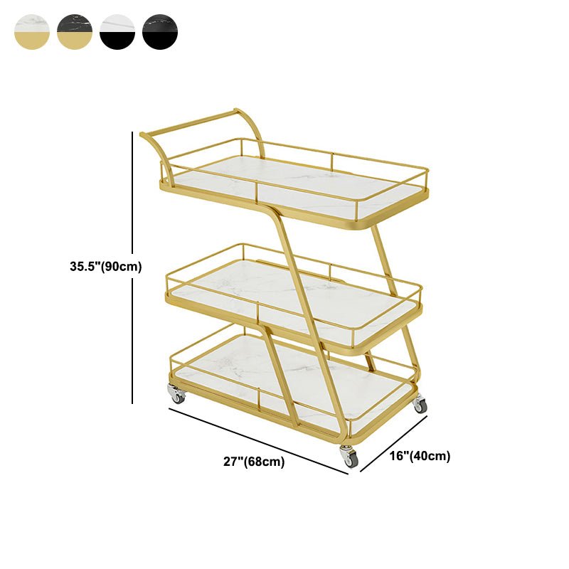 Rolling Contemporary Prep Table Metal Prep Table for Kitchen