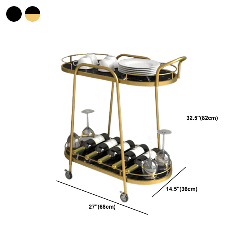 32.28" High Rolling Contemporary Prep Table Wooden Prep Table