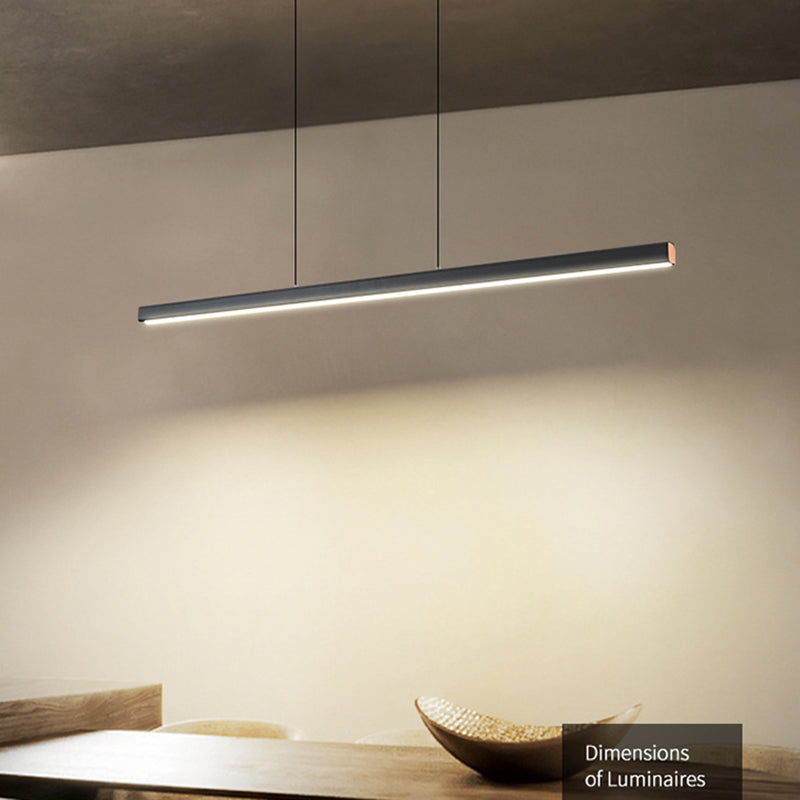 Simple Style Hanging Island Light Metal LED Hanging Lighting Fixture