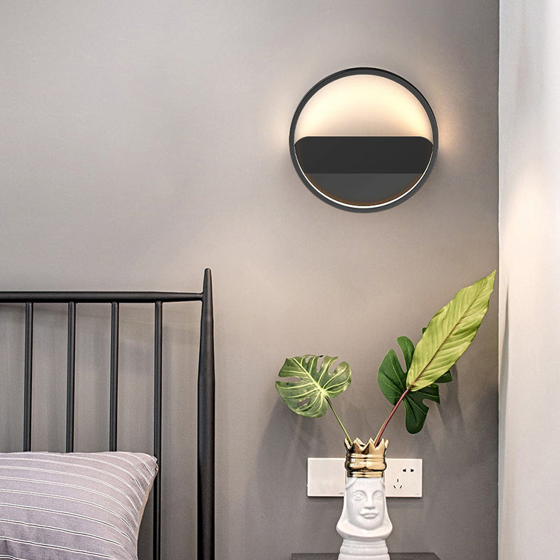 Modern Creative LED Wall Light Metal Acrylic Geometric Wall Lamp for Bedroom