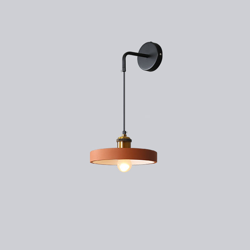 Modern Creative 1-Light Wall Lamp Iron Geometric Wall Light for Bedroom